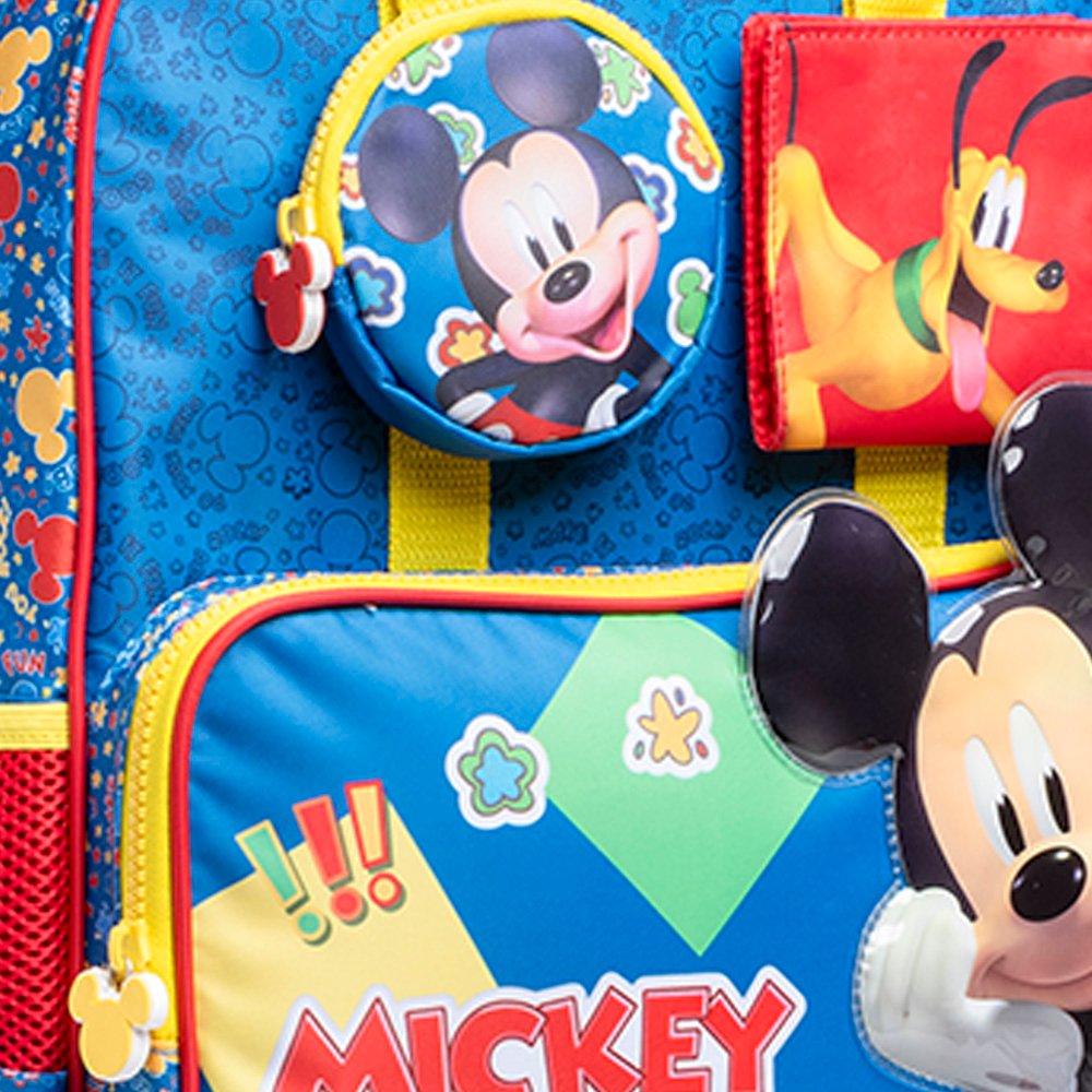 Mochila Escolar Mickey Mouse 16