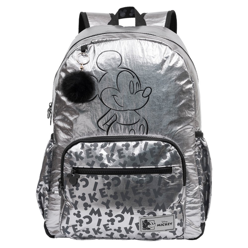 Mochila Mickey Mouse Metalizada
