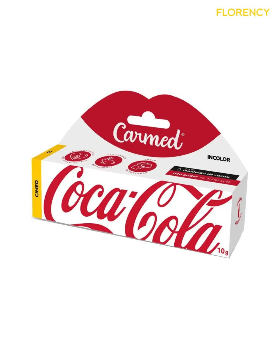 Hidratante Labial Carmed Coca-cola Incolor 10g