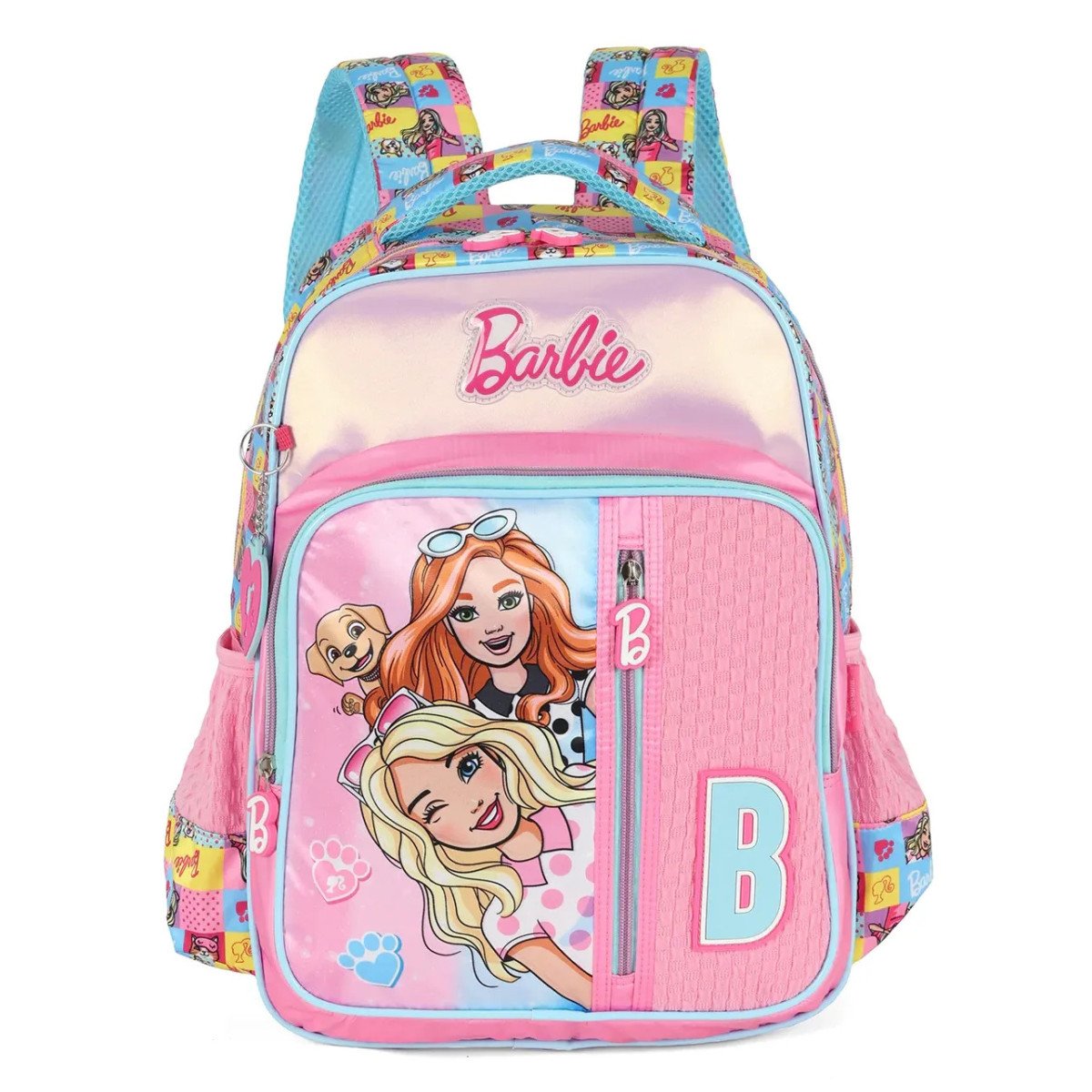 Mochila De Costas Luxcel Barbie Infantil Rosa