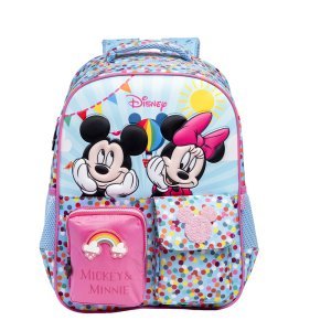 MOCHILA ESCOLAR MINNIE & MICKEY DISNEY 14"