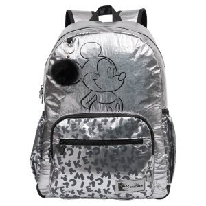 Mochila Mickey Mouse Metalizada