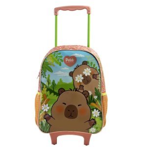 Mochila com Rodinhas Brownie 16"