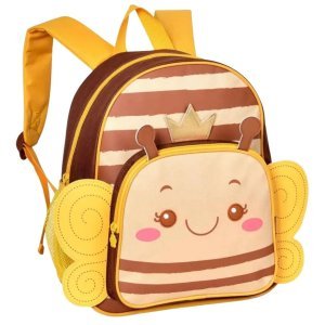 Mochila De Costas Infantil Abelhinha/Borboleta Creche Escola 13" CP26264D